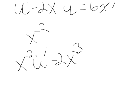 solve-the-given-differential-equation-yprime-prime-2-x-1-yprime6-x4