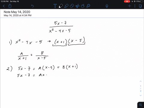 write-the-partial-fraction-decomposition-of-each-rational-expression-frac5-x-7x2-4-x-5
