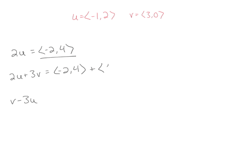 given-vectors-u-and-v-find-a-2u-b-2u3v-c-v-3u-see-example-4-mathbfulangle-12rangle-quad-mathbfvlangl