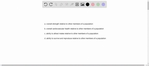 which-of-the-following-best-describes-evolutionary-fitness-a-overall-strength-relative-to-other-memb