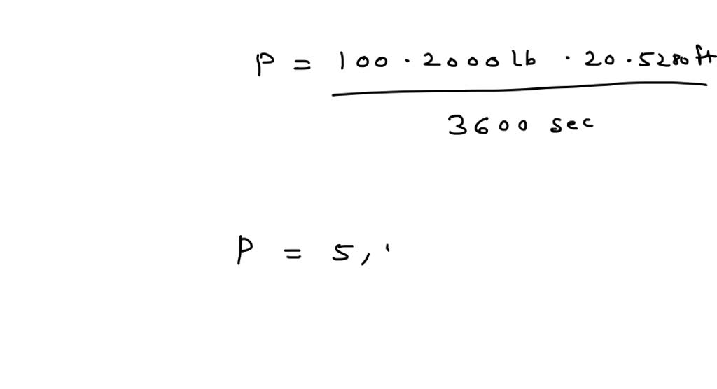 SOLVED:Given that power is the product of force and velocity, compute