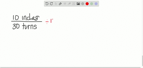 write-each-rate-as-a-fraction-in-simplest-form-see-example-7-10-inches-as-a-result-of-30-turns
