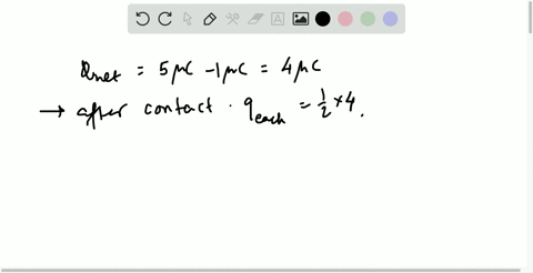 two-otherwise-identical-conducting-spheres-carry-charges-of-50-mu-mathrmc-and-10-mu-mathrmc-they-are
