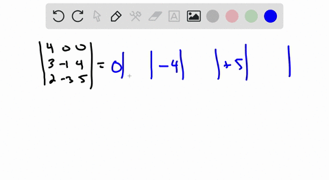 evaluate-each-determinant-leftbeginarrayrrr-4-0-0-3-1-4-2-3-5-endarrayright