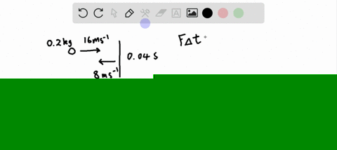 a-tennis-ball-m02-mathrmkg-is-thrown-at-a-brick-wall-it-is-traveling-horizontally-at-16-mathrmm-math