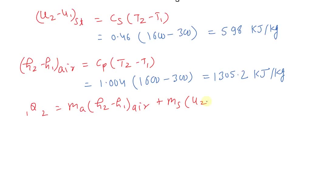 SOLVEDA constant pressure piston/cylinder contains 0.5 kg air at 300 K