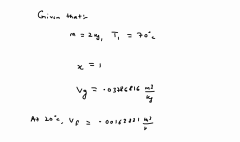 a-tank-contains-2-mathrmkg-of-saturated-ammonia-vapor-at-70circ-mathrmc-the-tank-isnowcooled-to-20ci