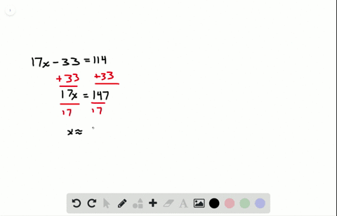 solve-the-equation-round-the-result-to-the-nearest-hundredth-check-the-rounded-solution-17-x-33114