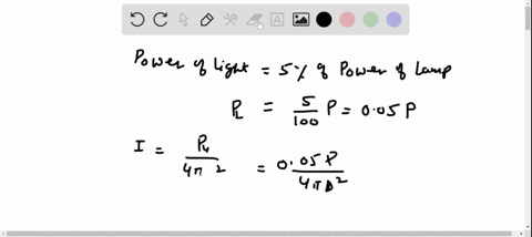 in-the-following-assume-that-lightbulbs-radiate-uniformly-in-all-directions-and-that-50-of-their-pow