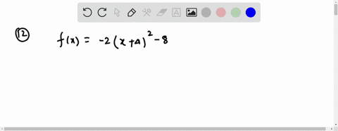 find-the-coordinates-of-the-vertex-for-the-parabola-defined-by-the-given-quadratic-function-fx-2x4-5