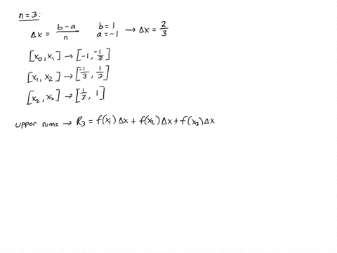 evaluate-the-upper-and-lower-sums-for-fx1x2-1-leqslant-x-leqslant-1-with-n3-and-4-illustrate-with-3