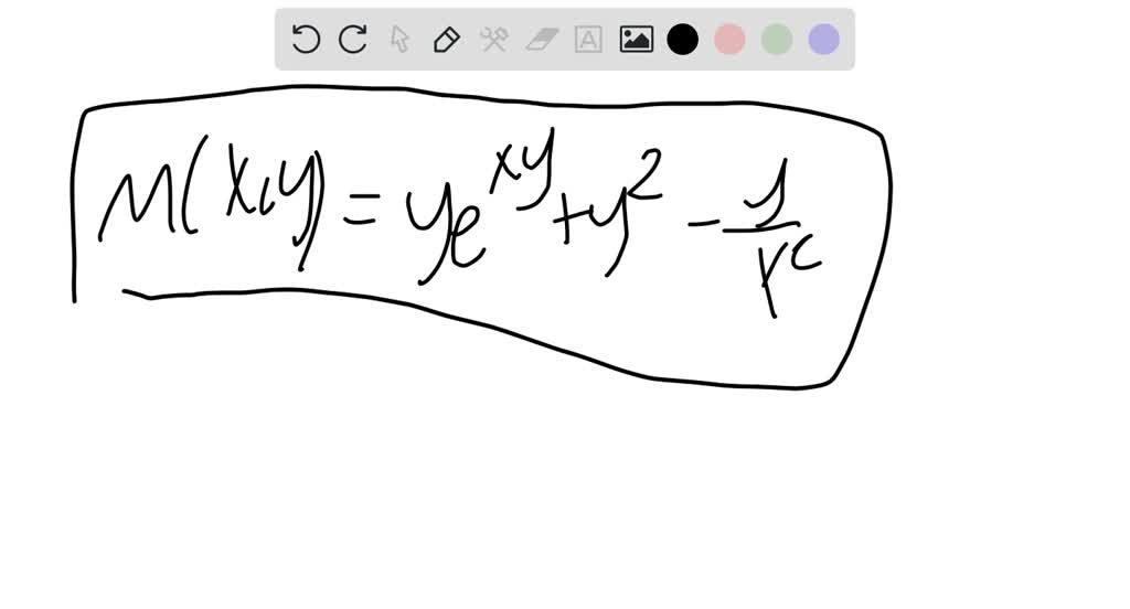 Analice cómo se pueden encontrar las funciones M(x, y) y N(x, y) tal ...