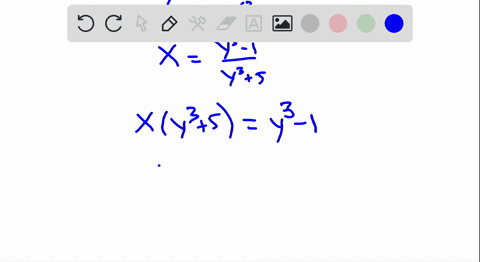 use-algebra-to-find-the-inverse-of-the-given-one-to-one-function-fxfracx3-1x35