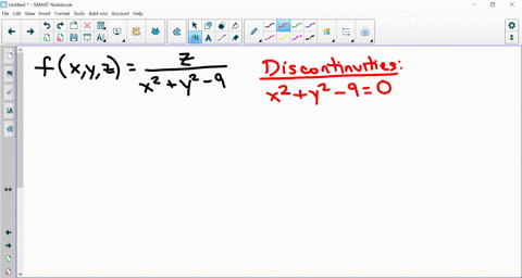 discuss-the-continuity-of-the-function-fx-y-zfraczx2y2-9