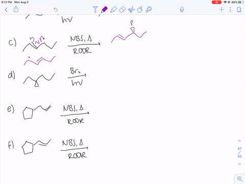 draw-the-products-of-the-following-reactions-including-all-stereoisomers