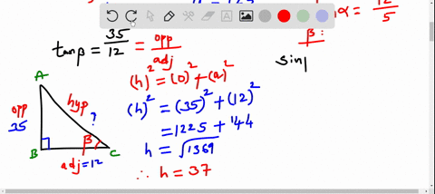 given-alpha-and-beta-are-acute-angles-with-sin-alphafrac1213-and-tan-betafrac3512-find-a-sin-alphabe