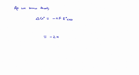 the-standard-gibbs-energy-for-the-given-cell-reaction-in-mathrmkj-mathrmmol-1-at-298-mathrmk-is-main