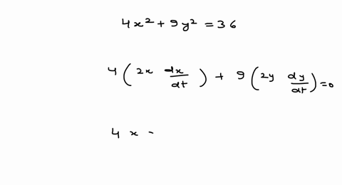 a-point-is-moving-on-the-graph-of-4-x29-y236-when-the-point-is-at-30-its-y-coordinate-is-decreasing-