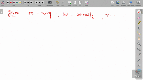 a-solid-cylinder-of-mass-20-mathrmkg-rotates-about-its-axis-with-angular-speed-100-mathrmrad-mathr-2