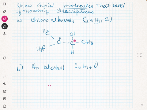 draw-chiral-molecules-that-meet-the-following-descriptions-a-a-chloroalkane-mathrmc_5-mathrmh_11-mat