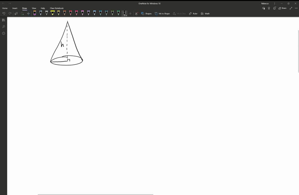 Find the volume of the described solid S . A right circular cone with ...