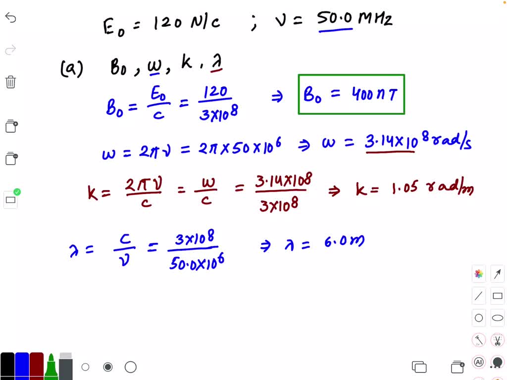 SOLVED:Suppose that the electric field amplitude of an electromagnetic ...