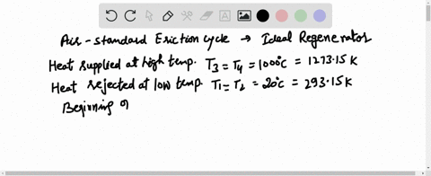 an-air-standard-ericsson-cycle-has-an-ideal-regenerator-heat-is-supplied-at-1000circ-mathrmc-and-hea