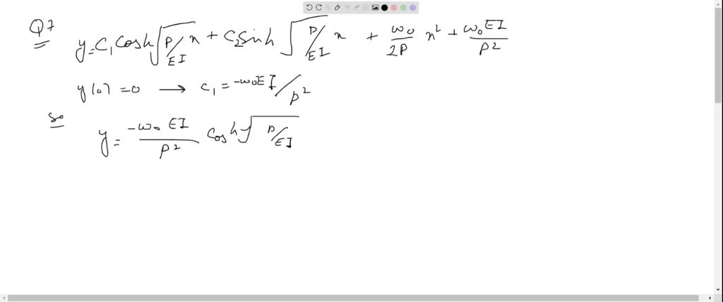 SOLVED:A vibrating cantilever beam is embedded at its left end (x=0 ...