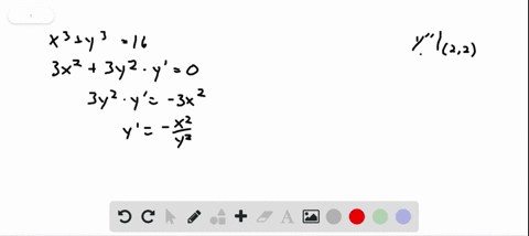 if-x3y316-find-the-value-of-d2-y-d-x2-at-the-point-22-3