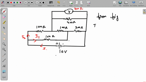 an-electrical-circuit-is-shown-in-fig-the-values-of-resistances-and-the-directions-of-the-currents-2