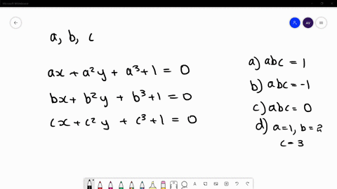 if-no-two-of-a-b-c-are-equal-and-a-xa2-ya310-b-xb2-yb310-c-xc2-yc310-then-a-a-b-c1-b-a-b-c-1-c-mathr