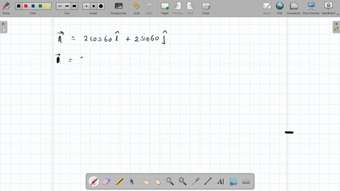 vector-veca-is-2-mathrmcm-long-and-is-60circ-above-the-x-axis-in-the-first-quadrant-vector-vecb-is-2