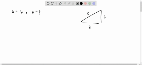 the-lengths-of-two-sides-of-the-right-triangle-a-b-c-are-given-find-the-length-of-the-missing-side-a