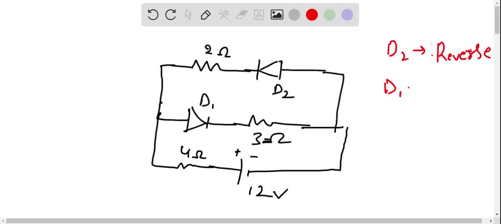 ⏩SOLVED:The circuit has two oppositely connected ideal diodes in ...