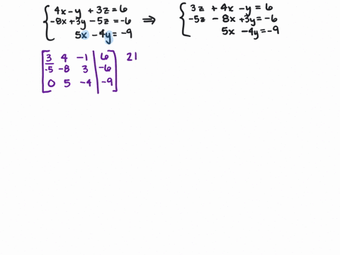 use-matrices-to-solve-the-system-leftbeginaligned-4-x-y3-z-6-8-x3-y-5-z-6-5-x-4-y-9-endalignedright
