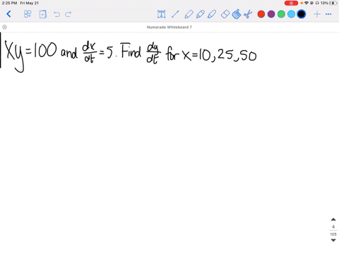 Solved If X 2 Y 2 25 And D X D T 6 Find D Y D T When Y Is Positive And A X 0 B X 3 C X 4