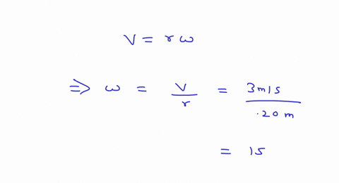 the-tangential-speed-of-a-particle-on-a-rotating-wheel-is-30-mathrmm-mathrms-if-the-particle-is-020-