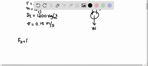 a-sphere-of-radius-10-mathrmcm-is-dropped-into-a-glass-cylinder-filled-with-a-viscous-liquid-the-mas