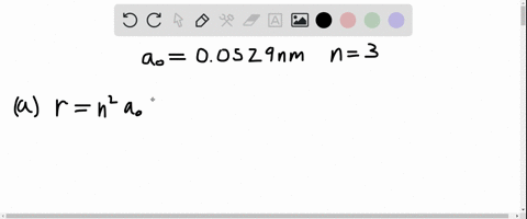 a-hydrogen-atom-is-in-its-second-excited-state-corresponding-to-n3-find-mathrma-the-radius-of-the-el