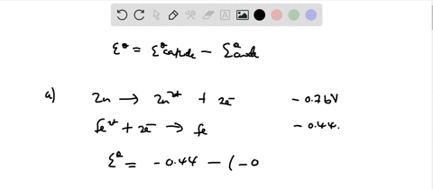 for-each-of-the-reactions-calculate-e-from-the-table-of-standard-potentials-and-state-whether-the-re