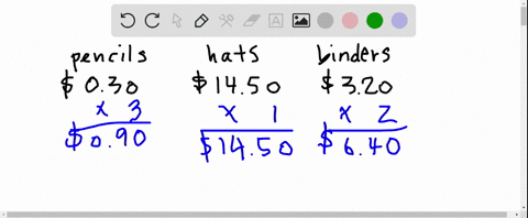 the-school-store-sells-pencils-for-030-each-hats-for-1450-each-and-binders-for-320-each-elena-would-