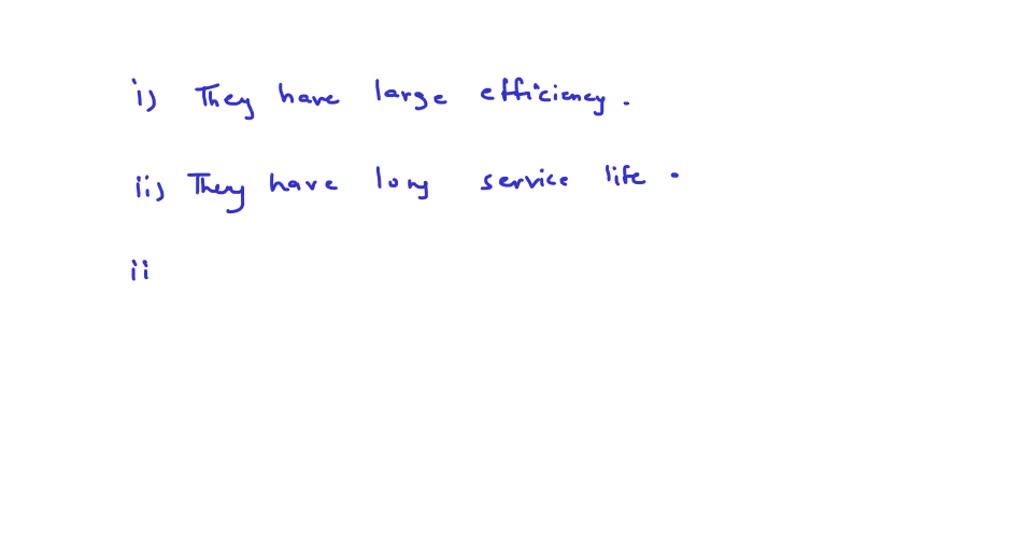 SOLVED:Give a list of advantages and disadvantages of 3-phase induction ...