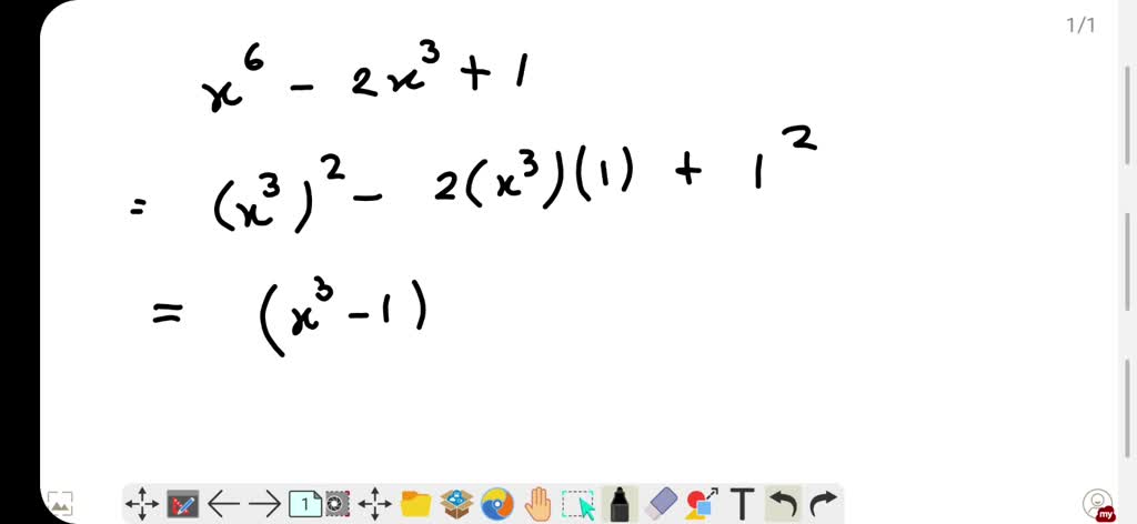 ⏩SOLVED:factor the given expressions completely. x^6-2 x^3+1 | Numerade