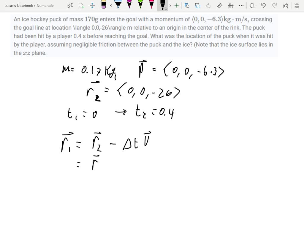 ⏩SOLVEDAn ice hockey puck of mass 170 g enters the goal with a… Numerade