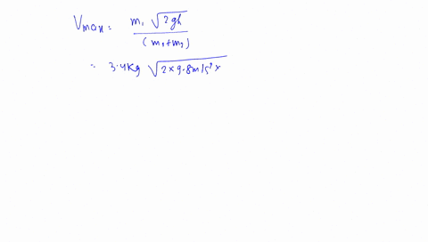 a-mass-of-34-mathrmkg-is-released-down-a-frictionless-slope-from-a-height-of-h20-mathrmm-when-it-rea