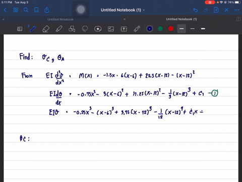 determine-the-slope-at-a-and-the-deflection-of-end-c-of-the-overhang-beam-e29left103right-ksi-and-i2