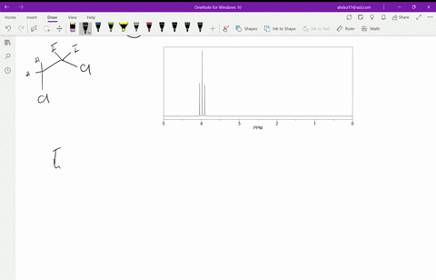 why-does-the-1-mathrmh-nmr-spectrum-of-mathrmch_2-mathrmclcf_2-mathrmcl-appear-as-a-triplet-hint-loo