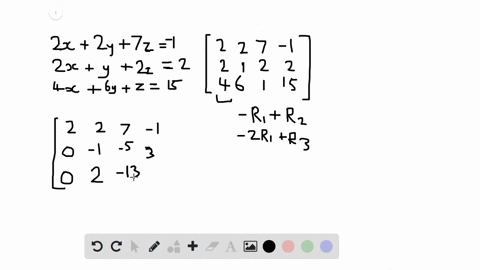 in-exercises-2138-solve-each-system-of-equations-using-matrices-use-gaussian-elimination-with-bac-13