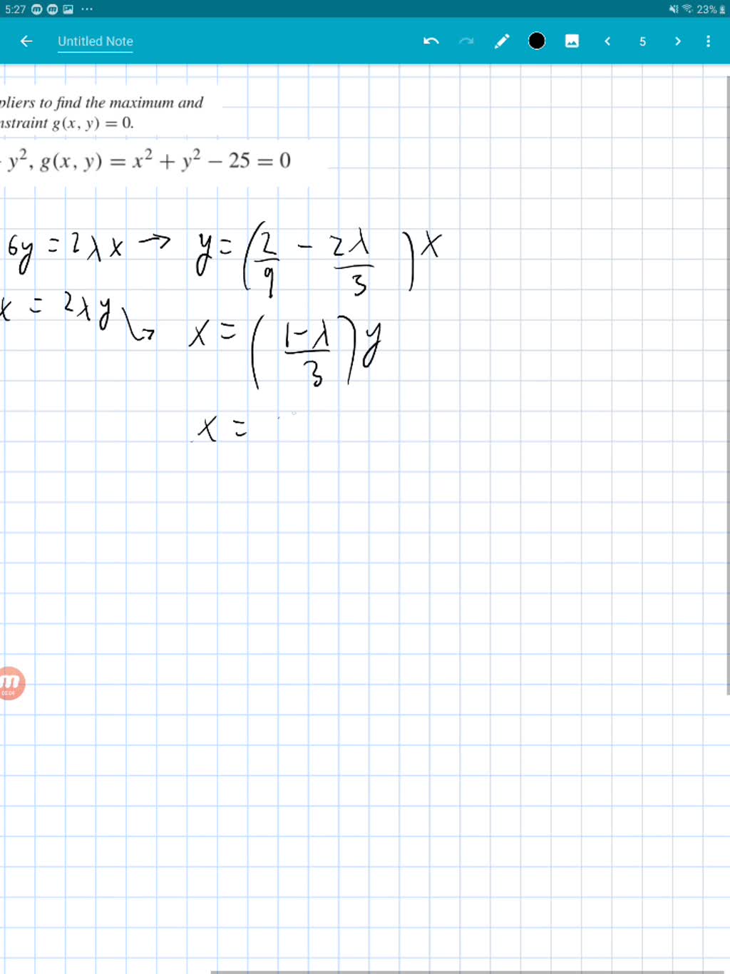 solved-use-lagrange-multipliers-to-find-the-maximum-and-minimum-values-of-f-subject-to-the