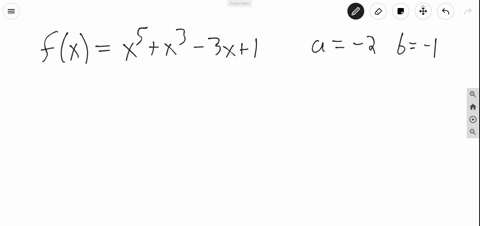 use-the-intermediate-value-theorem-to-show-that-fhas-a-zero-between-a-and-b-fxx5x3-3-x1-quad-a-2-qua